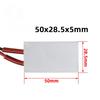 12V 24V 110V 220V 50x28.5x5mm PTC Heater Element Constant Thermostat Electric Heating Sensor Incubator Aluminum Shell