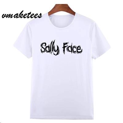 Sally Face T-Shirt Herren Damen Kurzarm Sommer T-Shirts Herren Spiel Sally Face