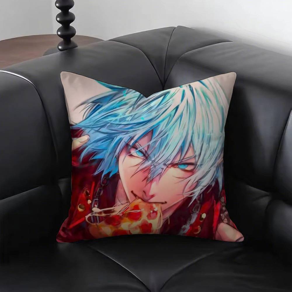 

DDevils MMay Cry Pillow Case Fashion Square Pillowcase Bedroom Sofa Room Ins Decoration Leisure 40x40cm16x16in