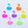Luminous 3D Cartoon Egg Waffle Bag Pendant - DIY Resin Jewelry Accessory