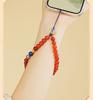 Ran Pu Chinese Style Women's Phone Lanyard - Natural Red Agate, Anti-Lost Design