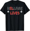 Hellfire Lives Dark Fantasy Skull Gothic Metal T‑Shirt