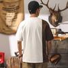 JieLeNuo Men's American Style Color Block Short Sleeve Cotton T-Shirt