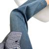 Womens High-Waisted Straight Leg Denim Pants 9/10 Length Stretchy Cotton Blend Casual Style