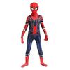Superhelt Spiderman Kostyme Barn Spandex Jumpsuit Halloween Cosplay Kostymer Bodysuit Barn Hodedeksel Separasjon Festsett