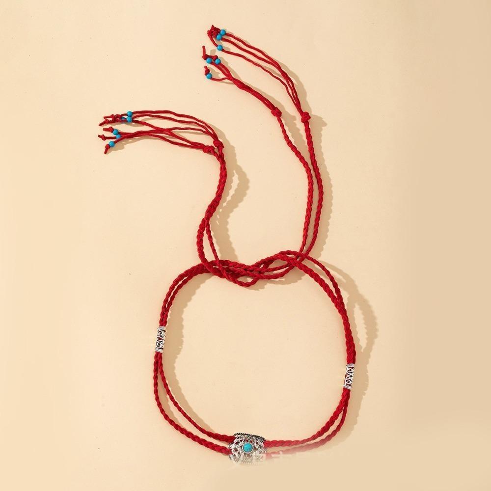 Woven Forehead Head Chain Retro Tibetan Dance Hair Accessories Creative Ethnic Style Headband Gift