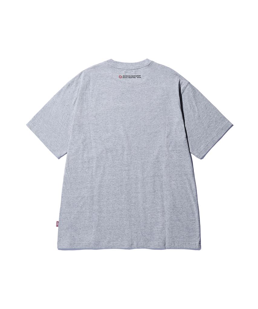 DISCUS ATHLETIC 2026 Pentaport Incheon T-Shirt Melange Gray
