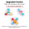 3Pcs/Set Suction Cup Spinning Cartoon Animal Spinner Toys Kids Window Baby High Chair Table Travel Bath Toy for Children Gift