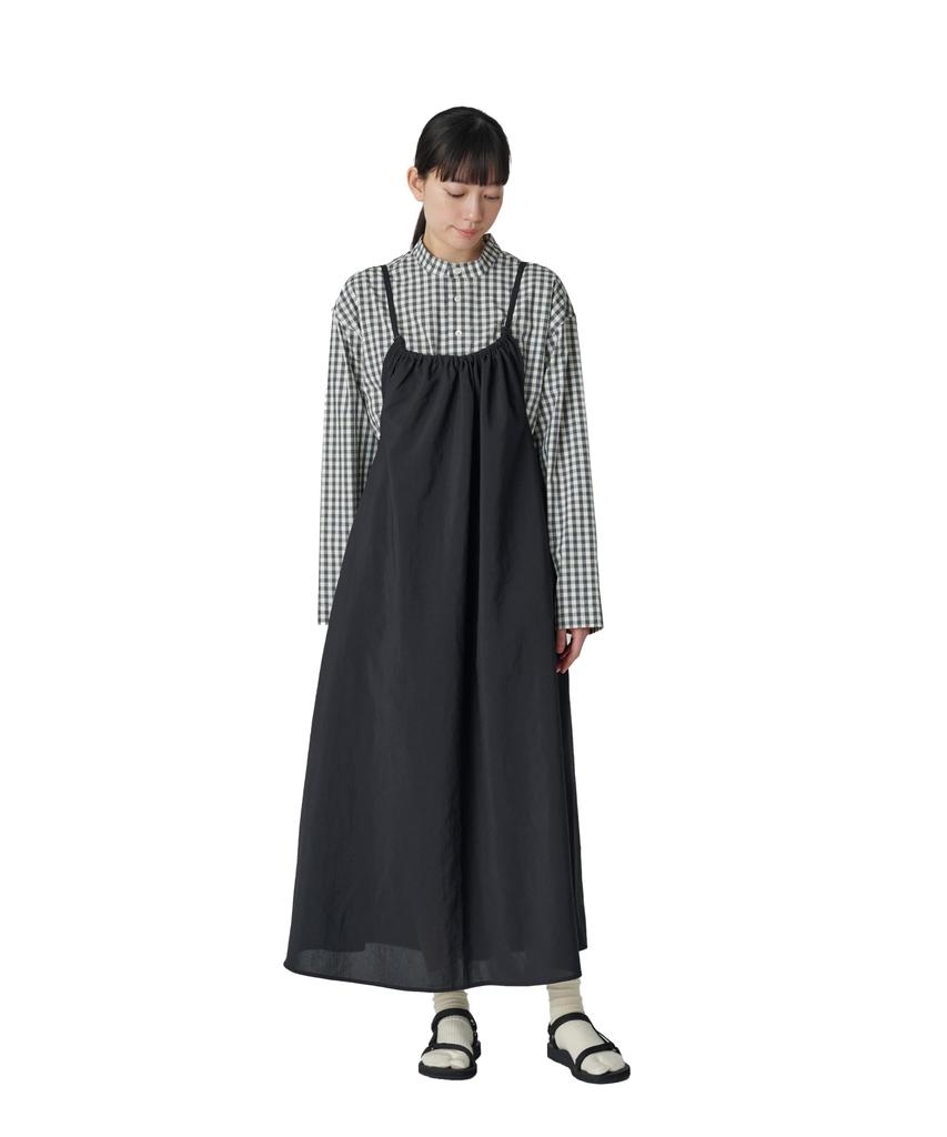 Snow Peak Pe Light Poplin size 1 perfect for and outdoor Dress, BLACK, SH-25SW003, festivals, camping, activities.