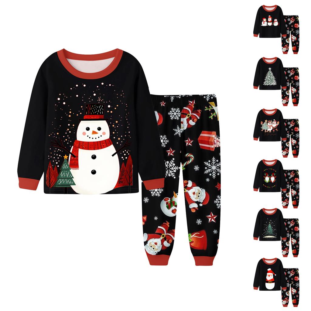 Motedress for barn Skjørt Rund hals Langermet topp Bukser