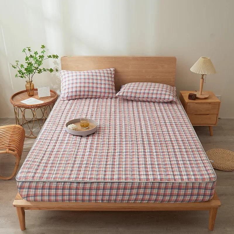 

Водонепроницаемый защитный чехол для матраса, водонепроницаемый чехол для матраса на резинке, дышащий и бесшумный чехол для матраса, с глубоким карманом 90x200x30cm