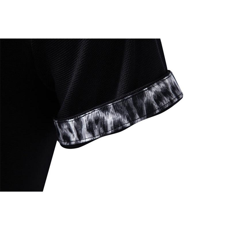 Summer Men's Solid Pocket Splicing Polo Shirts Short Sleeve Breathable Casual Contrast Color Lapel Collar Streetwear Basic Tops