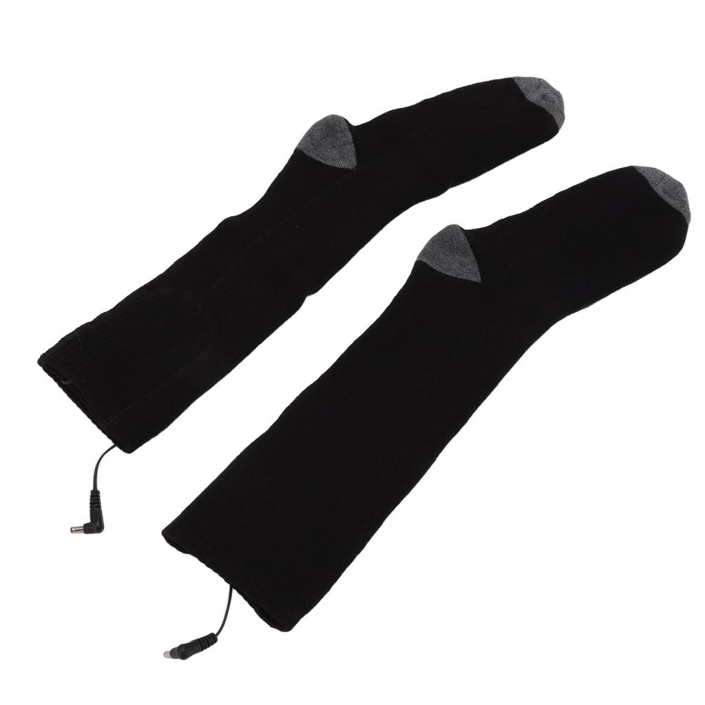 Meias de aquecimento inteligentes, meias térmicas elétricas aquecidas, meias elétricas resistentes ao frio do inverno