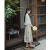 2024 Elegant Summer Fairy Zen Cheongsam Top & Chinese Style Women's Clothing Set