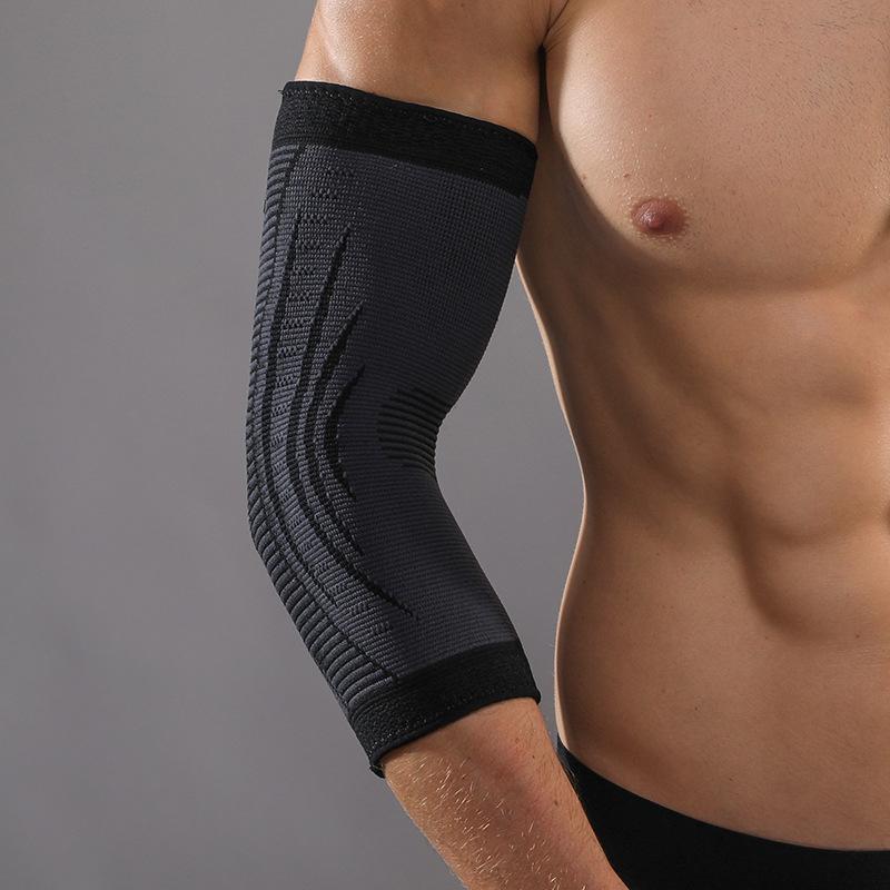 Sports Elbow Pads Dumbbell Fitness Badminton Basketball Training Cycling Protection Outdoor Warm Arm Sleeve