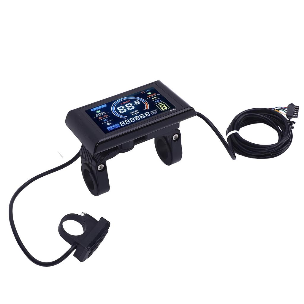 Écran LCD de Vélo Électrique Coloré Ordinateur de Cyclisme de Montagne Étanche Compteur Intelligent avec NFC SM