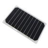 Tragbares 10-W-Solarpanel-Ladegerät für den Außenbereich mit Standard-USB-Ausgang zum Aufladen von Telefonen