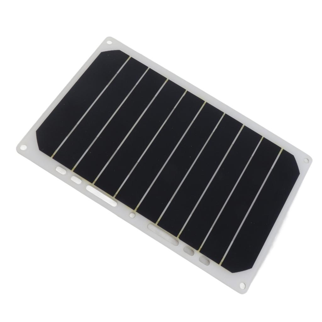 Tragbares 10-W-Solarpanel-Ladegerät für den Außenbereich mit Standard-USB-Ausgang zum Aufladen von Telefonen