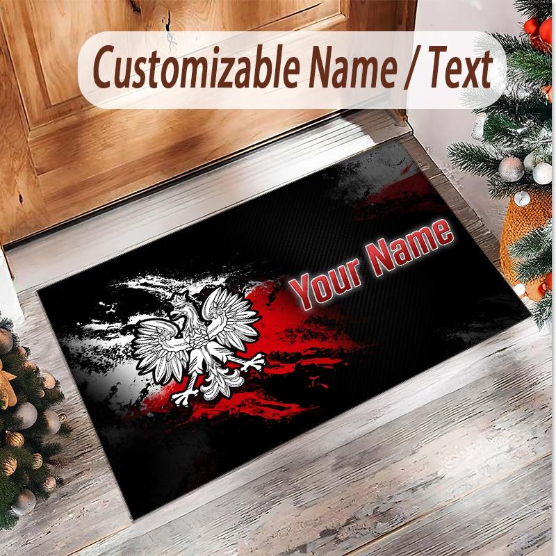Personalized Crystal Velvet Carpet Poland Pattern Non Slip Floor Rug