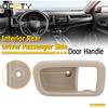 OCPTY Door Handles Interior Rear Driver Left Passenger Right Side Replacement fit 2000-2006 for Toyota Tundra Inside Inter Door Handles Texture Beige