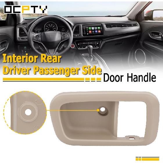 OCPTY Door Handles Interior Rear Driver Left Passenger Right Side Replacement fit 2000-2006 for Toyota Tundra Inside Inter Door Handles Texture Beige