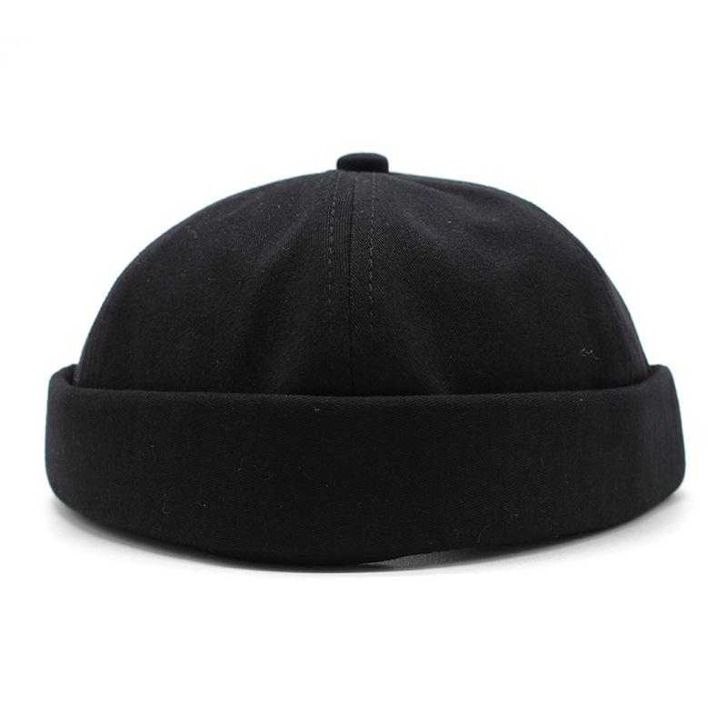 Ins Solid Color Light Board Landlord Hat Men'S Street Trend Melon Fur Hat Women'S Spring And Summer Cotton Retro Yuppie Hat