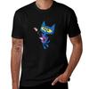 Rock and Read Pete the Cat with His Purple Guitar TShirt NonShrink Basic Cotton TShirt