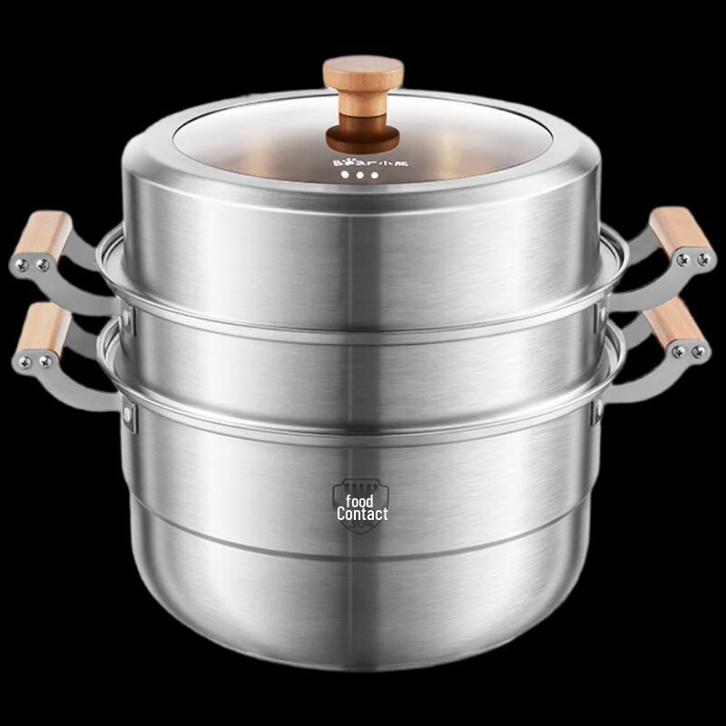 Little Bear 26cm 304 Stainless Steel Steamer & Hot Pot