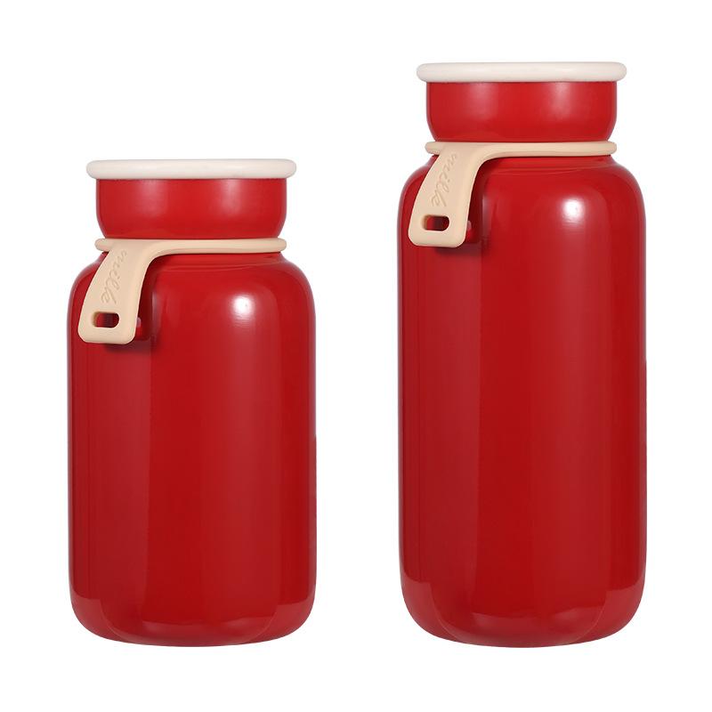 300/400ml Japanese-Style Thermos Hot Water Bottle Stainless Steel Milk Tumbler Vacuum Flask Double Wall Coffee Travel Cup