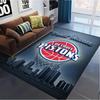 Name Custom Detroit Pistons Logo Carpet Rug for Living Room Bedroom Home Sofa Decoration,Kids Play Non-slip Floor Mat