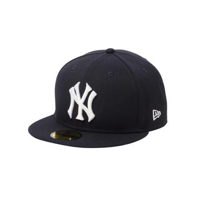 Casquette New Era 59FIFTY MLB Old English Cooperstown New York Yankees 14668151 (Marine/M/Homme)