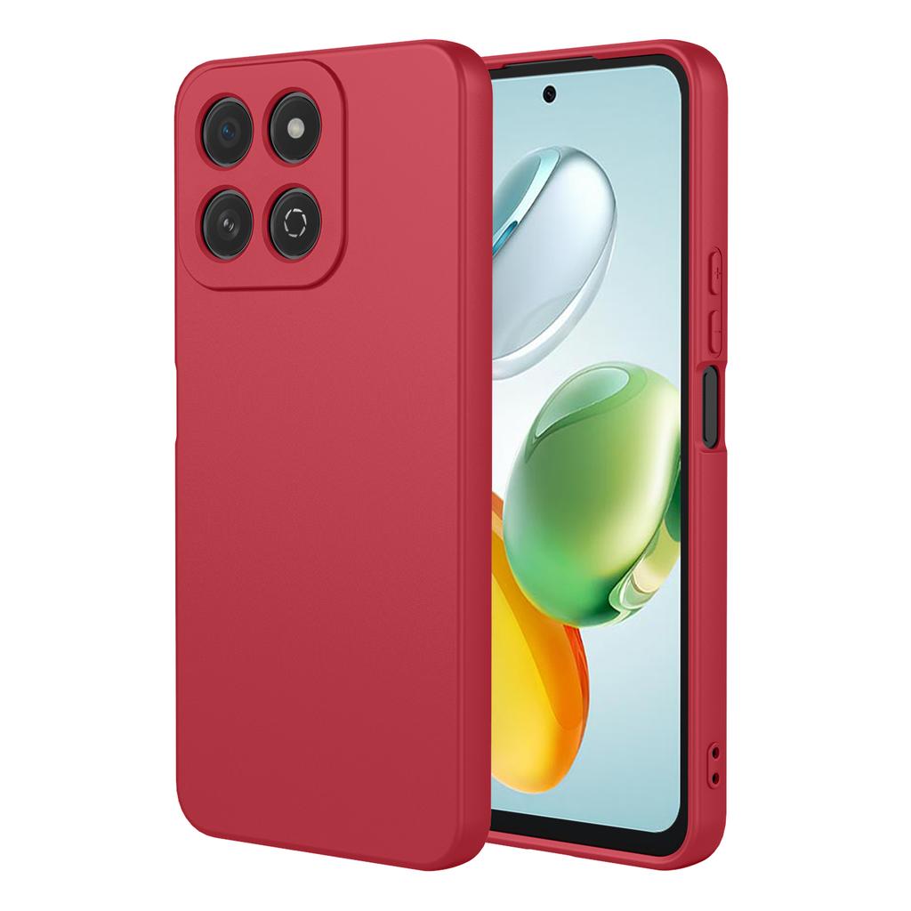 New Plain Flexible Liquid Silicone Case For Honor 200 smart X7C Protective Cover Bumper Coque Capa Shell Fundas