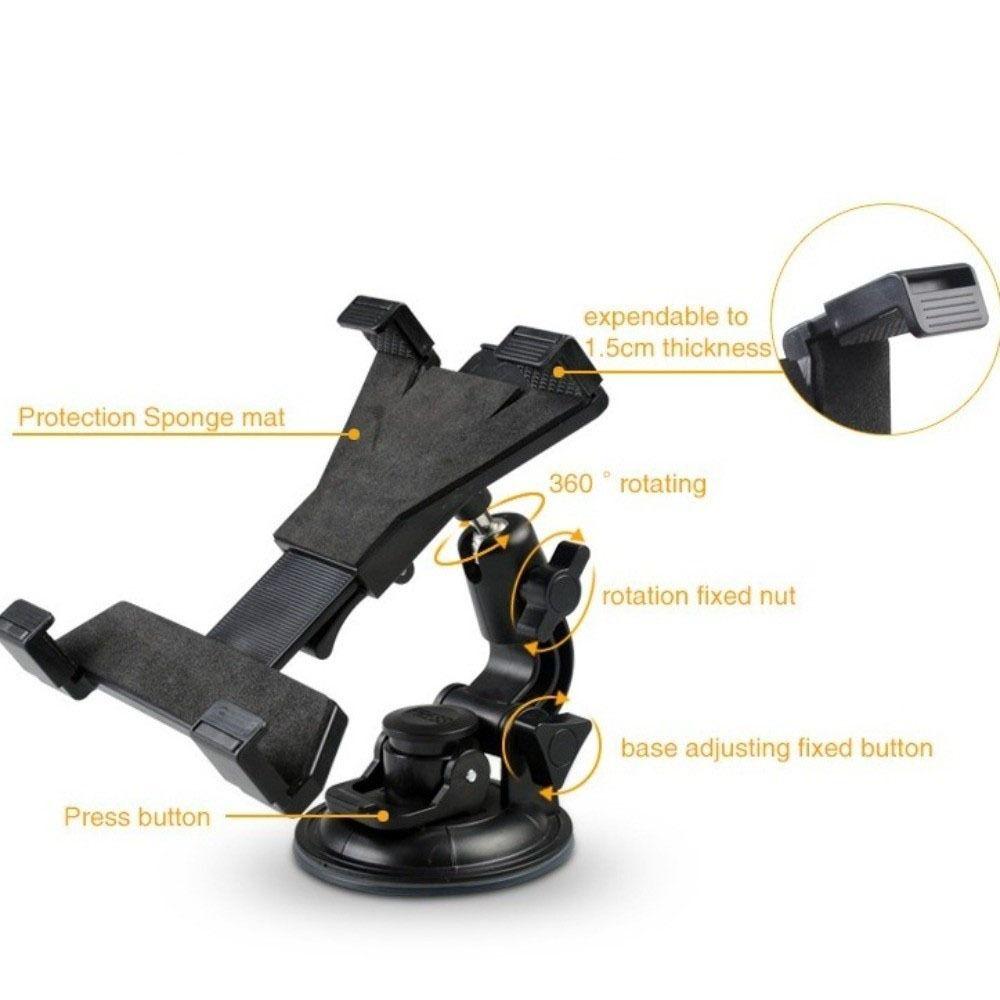 360° Rotating Auto Navigation Bracket Flexible Windshield Phone Mount Car Dashboard