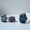 3D Owl-Shape Silicone Mold Cute Bird Scented Candle Epoxy-Casting Mold Candle