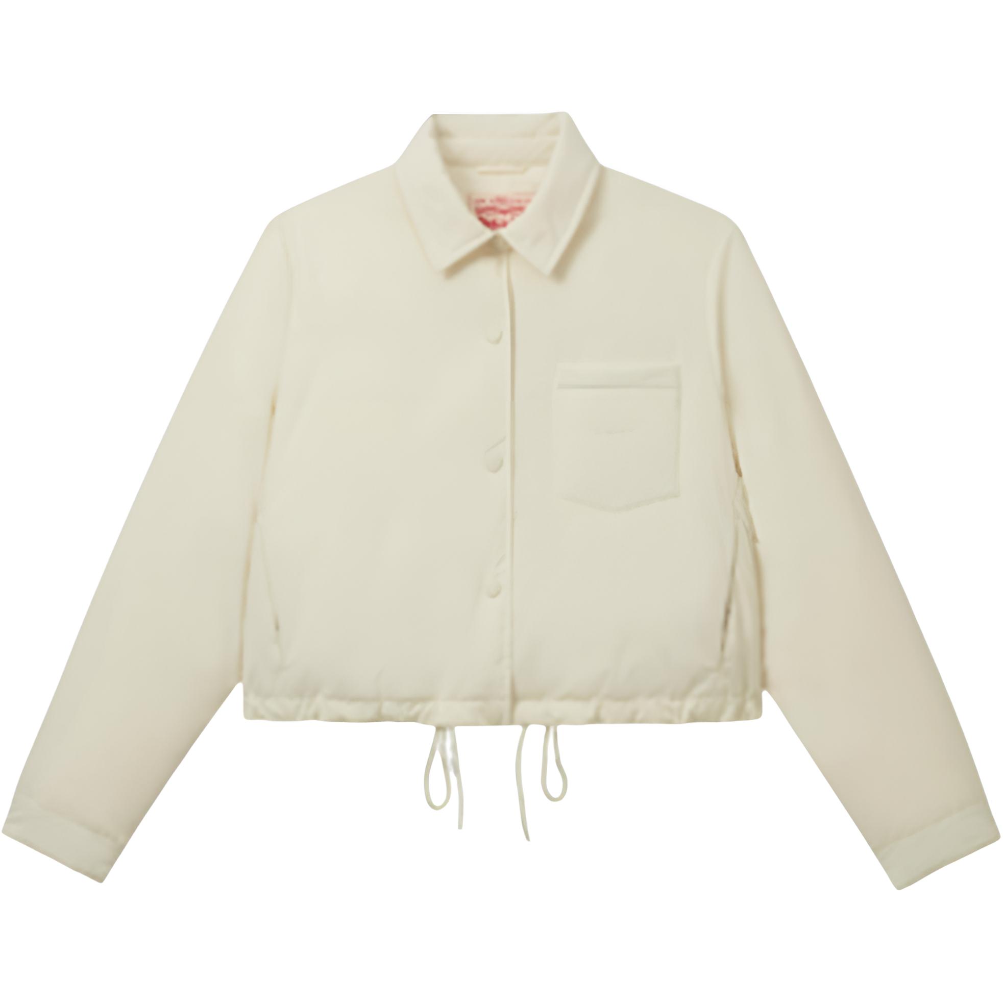 Levis Американский Винтаж Свободный Повседневный Короткий Модный Легкий Пуховик Женская верхняя одежда 002I7-0000 S