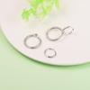 New Moments Charm Cercei cu cerc dublu Bijuterii din argint 925 Cercei nunta pentru femei ureche