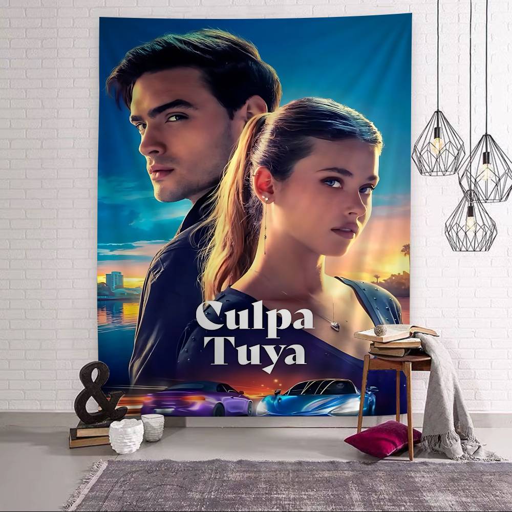 My Fault Culpa Mia Youthful Love Movie Hippie Wall Hanging Tapestries Bohemian Wall Tapestries Mandala Ins Home Decor