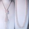 Box for You and Flower Pearl Super Long 2 Meters In [Jewelry Me] Necklace/7mm Type, Necklace, <Made Japan> [Gift Wrapped]