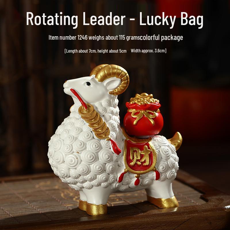 Prosperous Sheep Zodiac Phone Holder & Desk Decoration 2027