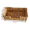 Handmade Woven Basket Gourd Grass Woven Napkin Box for Toilet Water Tank Tray for Kitchen Home Office Storage