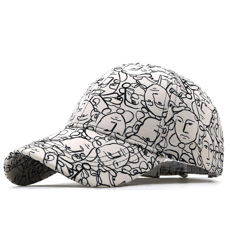 Cotton New Cartoon Avatar Chinese Style Baseball Cap Printed Cap Neutral Outdoor Fishing Visor