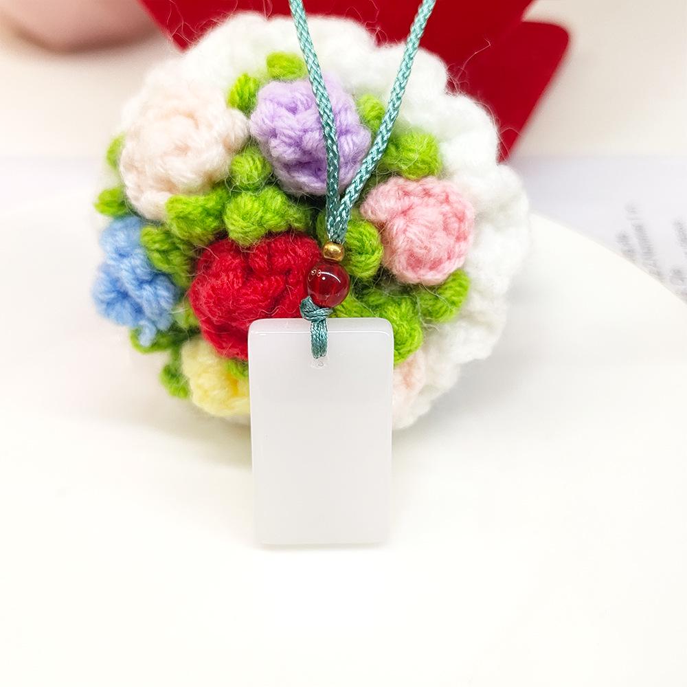 2025 Unisex Jade Glass Necklace - New Style Hot Pendant