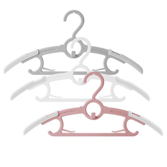 Hanger Hangers Space-Saving Non-Slip Baby Closet 10Pcs Clothes Extendable Toddler Clothes Hanger Home