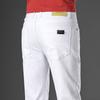 Men's Casual Pants  Spring Summer Slim Small Straight Leg Comfortable Fashion Elastic Waist Trousers