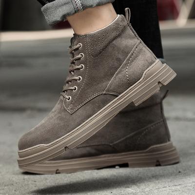 Men Boots Winter High Top Leather Shoes Fashion Cotton Shoes Fashion Ankle Boots Business Casual Outdoor Shoes Male Sneakers New