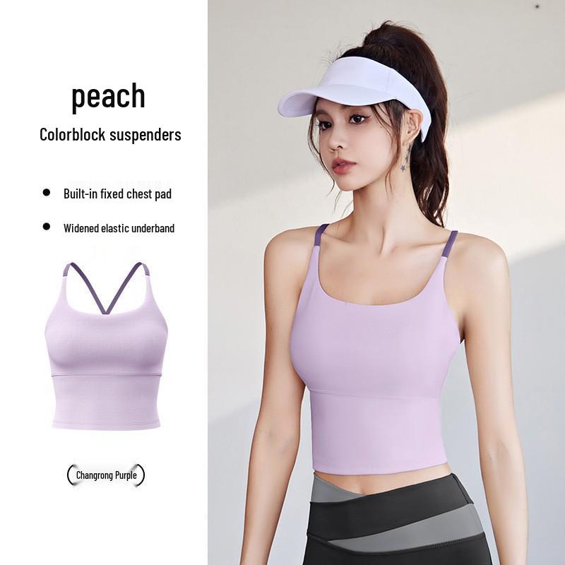 Высокоэластичный спортивный бюстгальтер телесного цвета со встроенной чашкой, приятный для кожи топ для йоги для женщин 3XL