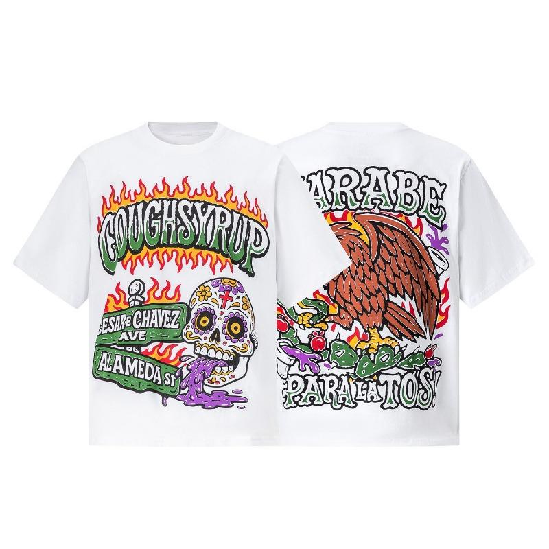 Mens Hip Hop T-Shirts Graphic Print Tees Summer Streetwear O-Neck Short Sleeve Casual Fashion Tops New Arrival