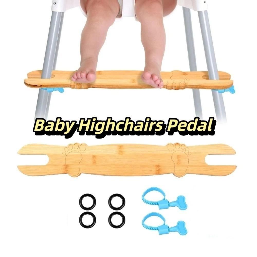 Stable Design Baby Highchairs Pedal Adjustable Highchair Accessory High Chair Footrest  Kids Babies