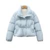 Women's Duck Down Coat 90 Down Autumn and Winter Collar Solid Colour Simple Duck Down Jacket