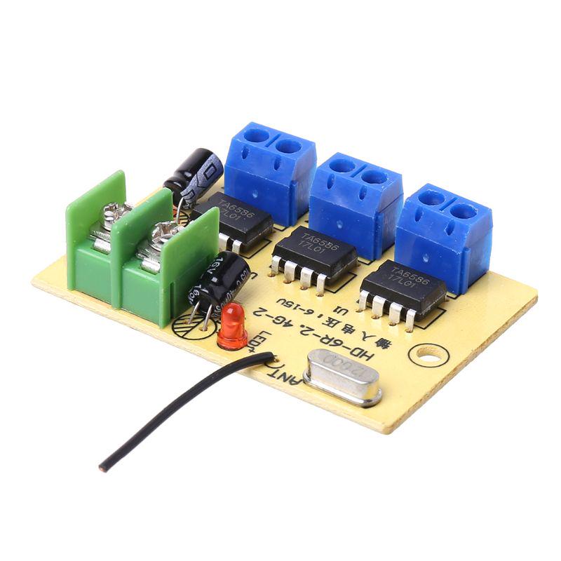 Telecomandă de mare putere 6CH 2.4G 50 metri cu receptor 6-15v pentru model auto, navă, instrument DIY